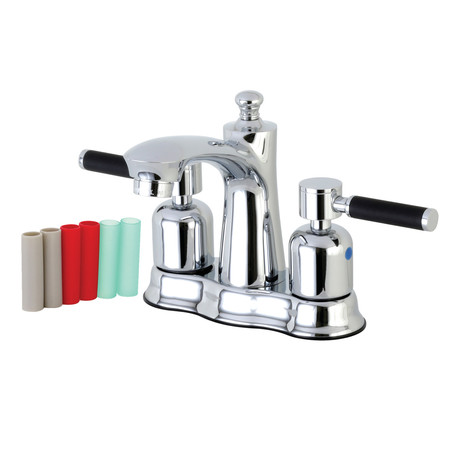 KAISER FB7611DKL 4-Inch Centerset Bathroom Faucet with Retail Pop-Up FB7611DKL